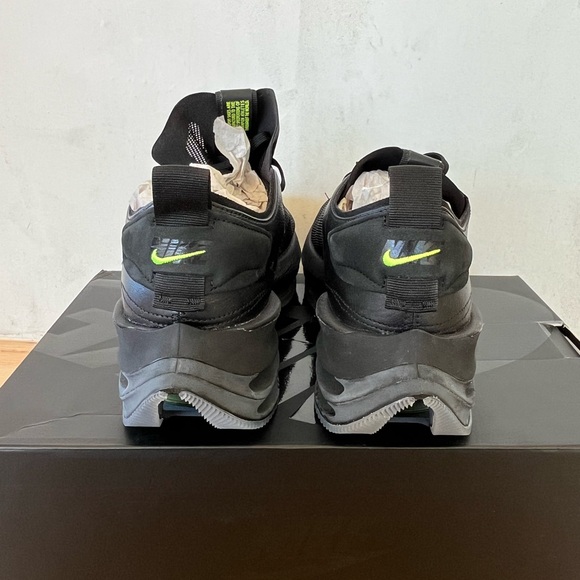 NIKE • NIB Nike Double Stacked black sneaker size 12 - Picture 4 of 9